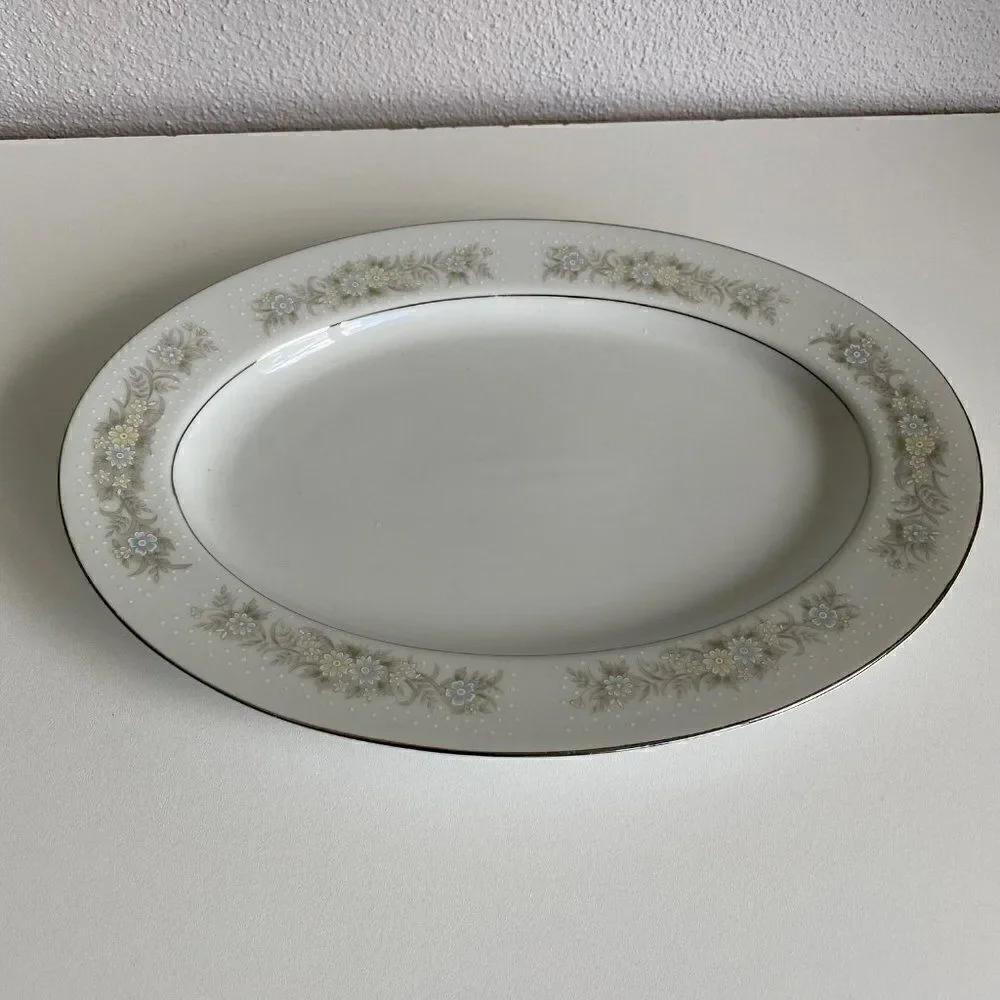 Ambiance Platter La Petit Fleur Fine China Oval